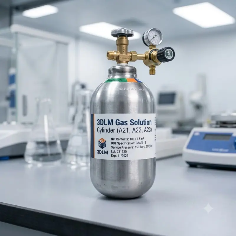 3DLM Gas Solution Cylinder (A21, A22, A23)