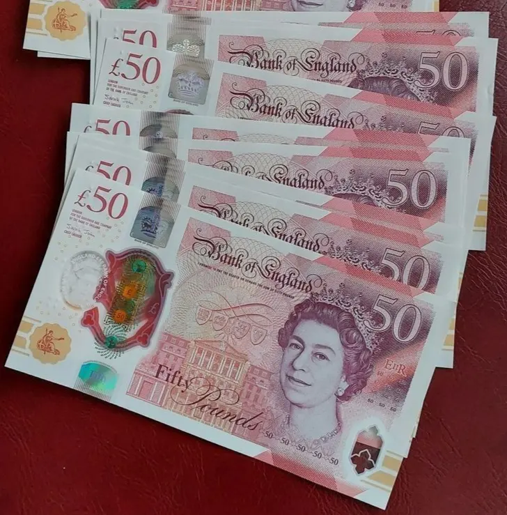 Fake GBP £50 Pound Banknotes