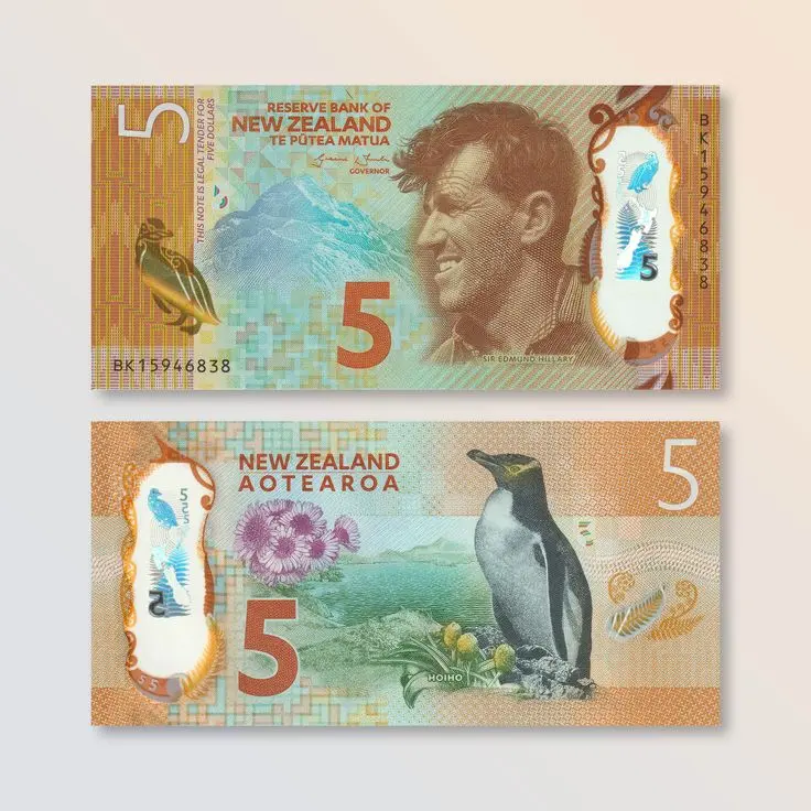Fake New Zealand: $5 Dollars Notes