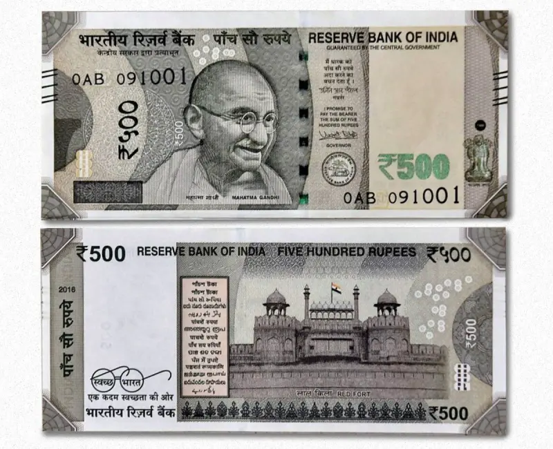 Fake ₹500 Rupees Banknotes