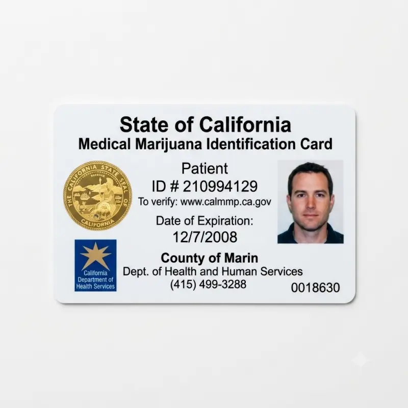 Fake Scannable Medical Marijuana Card