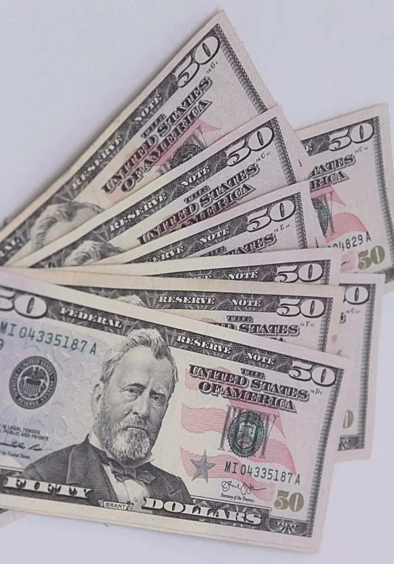 Fake US $50 Dollar Bills