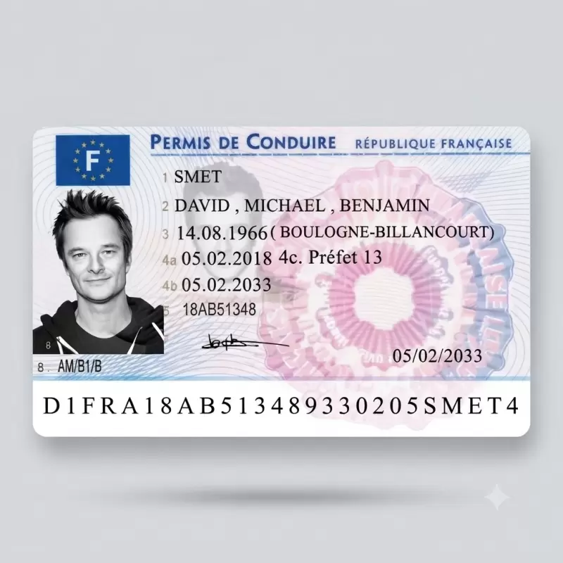 France Fake Driver License
