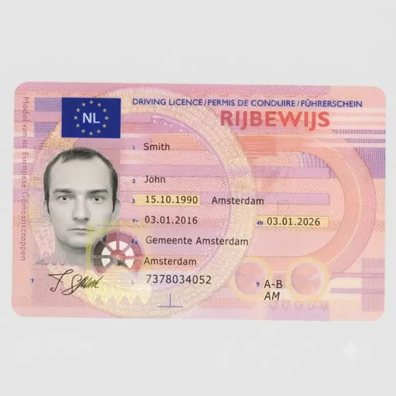Netherlands Fake Driver License