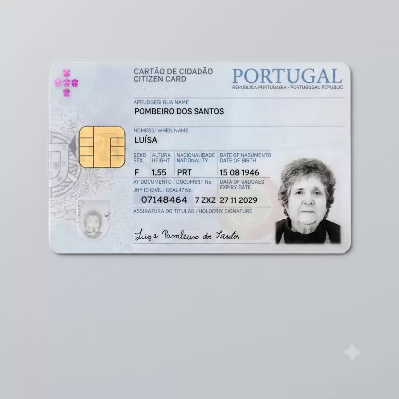 Portuguese Fake Driver License